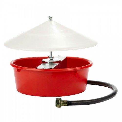 Automatic Poultry Waterer with Cover from Little Giant